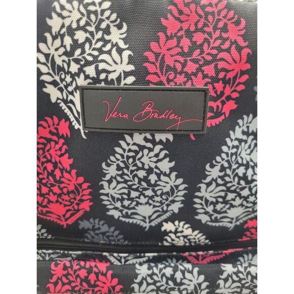 Vintage Large Vera Bradley Backpack Damask Pink Pattern - for Travel or Campus main image 11